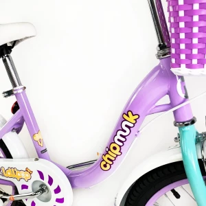 Велосипед 16" RoyalBaby Chipmunk MM Girls 16, OFFICIAL UA, фиолетовый