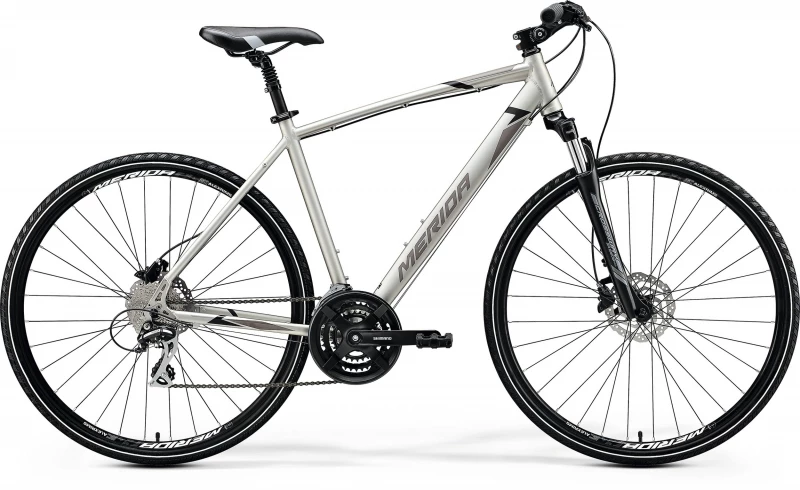 Велосипед 28" Merida 2020 Crossway 20-D silk titan (black/grey)