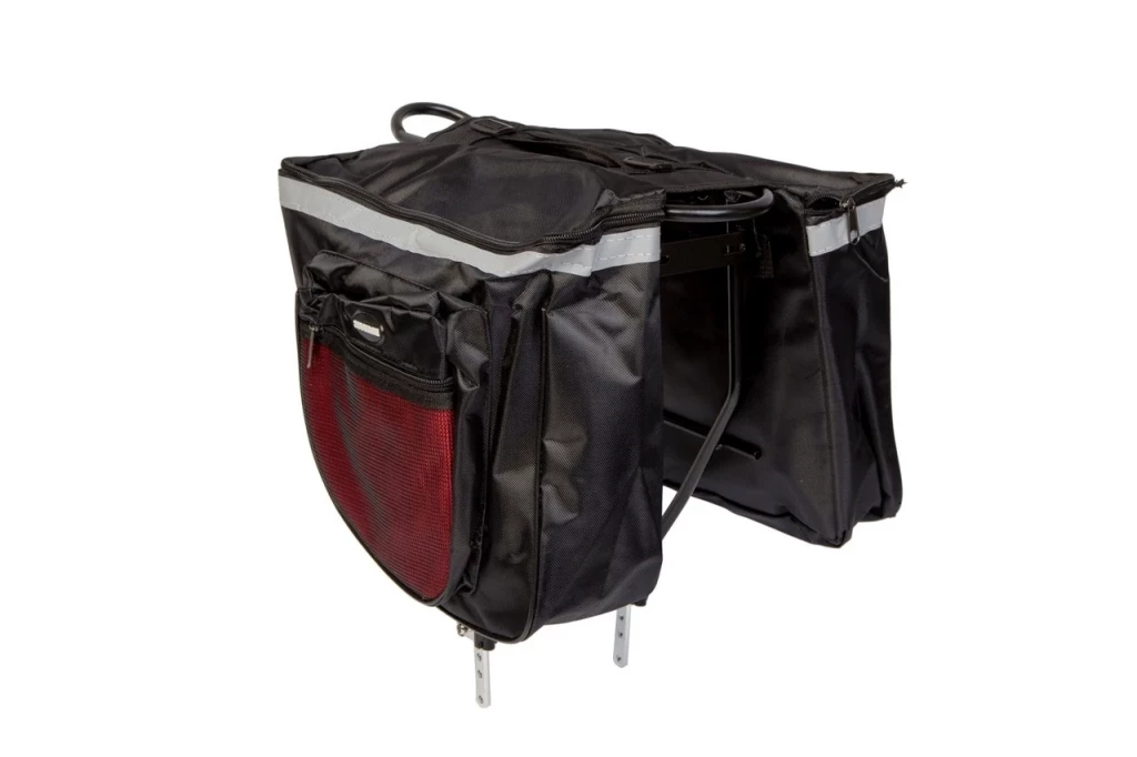 Велосумка штаны, на багажник черный QIJian QJ-048 , BIB-006