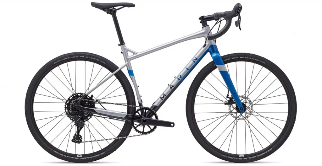 Велосипед 28" Marin GESTALT X10 (2021) Gloss Chrome/Blue/Black