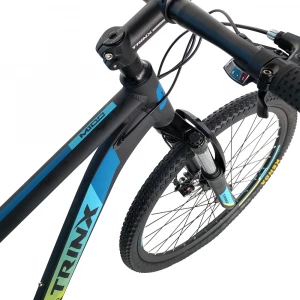 Велосипед 26" Trinx Majestic M100 Matt black/blue/yellow
