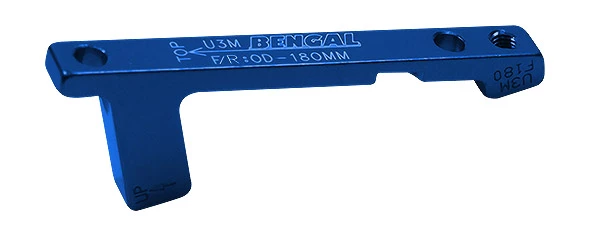 Адаптер Bengal гальм. каліпера передній/задній 180mm PM синій, ADP-02-25