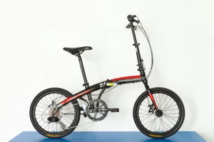 Велосипед  складной 20" Trinx Dolphin 1.0 Black/white/red