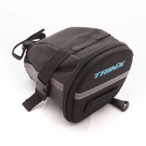 Велосумка підсідельна Trinx ТВ 34, чорно-сіра