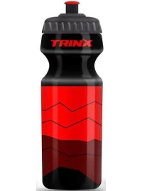 Фляга з клапаном Trinx 620 мл, ТН19, чорний/червоний