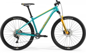 Велосипед 29" Merida Big.Nine 200 Teal-Blue (Orange) 2021