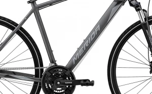 Велосипед 28" Merida CROSSWAY 20-D (2021) silk anthracite(grey/black)