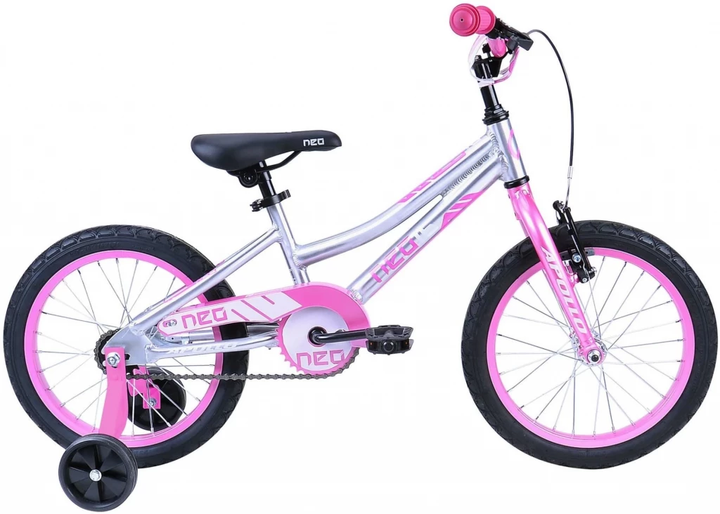 Велосипед 16" Apollo NEO girls 16, рожево/білий