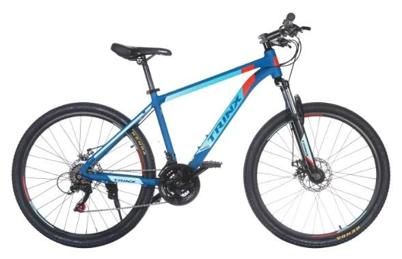 Велосипед 26" Trinx Majestic M100 matt blue-red-blue