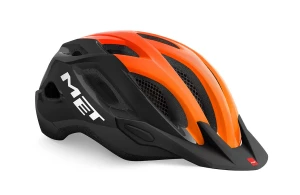 Шлем MET Crossover CE Black Orange | Glossy