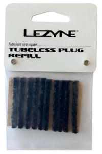 Ремкомплект бескамерок Lezyne Tubeless Plug Rerill-10 черный
