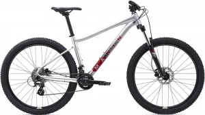 Велосипед 27,5" Marin WILDCAT TRAIL 3 WFG 2021 Gloss Silver/Black/Metallic Red