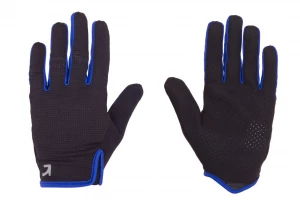 Перчатки Green Cycle Punch 2 с закрытыми пальцами черно-синие