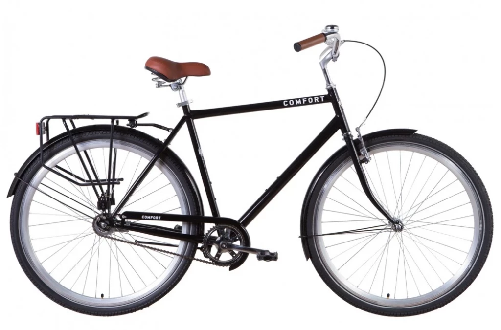 Велосипед 28" Dorozhnik COMFORT MALE (2021) черный, OPS-D-28-206