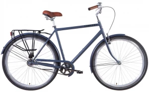 Велосипед 28" Dorozhnik COMFORT MALE (2021) сірий з чорним, OPS-D-28-204
