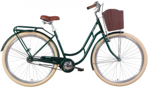 Велосипед 28" Dorozhnik RETRO (2021) зелений, OPS-D-28-218