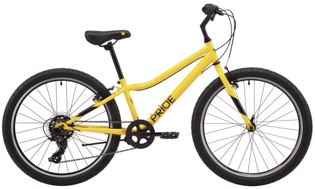 Велосипед 24" Pride BRAVE 4.1 2021 жовтий, SKD-14-39