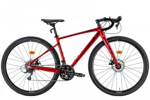 Велосипед 28" Leon GR-90 DD 2022 красный с черным, OPS-LN-28-031