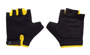Перчатки Green Cycle SIMPLA 2 без пальцев черно-желтые