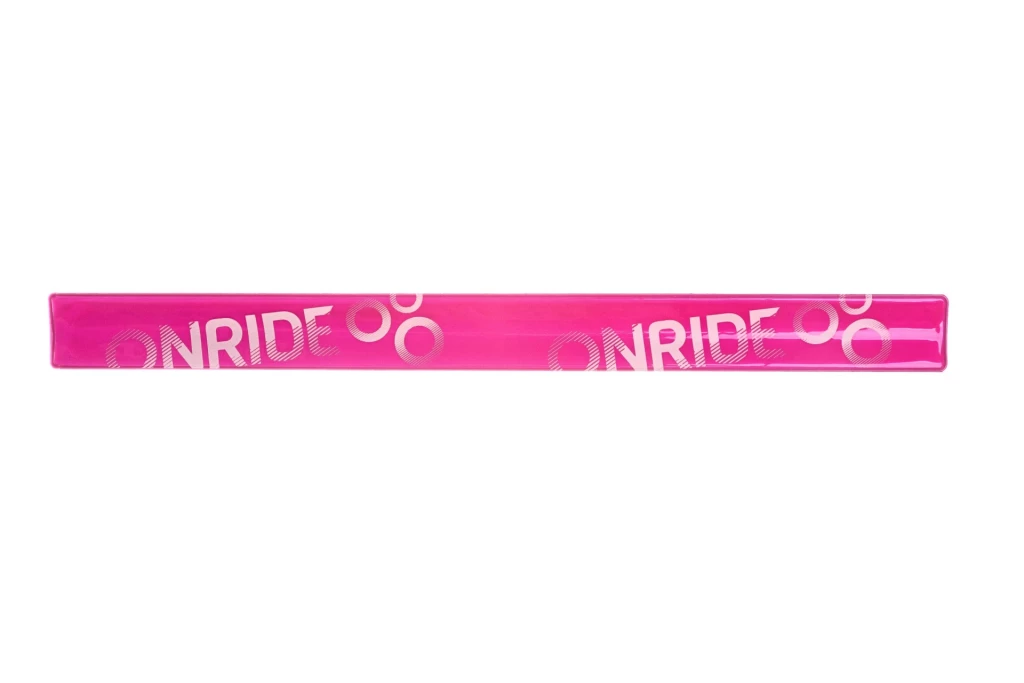 Світловідбиваюча смужка ONRIDE Класік рожева