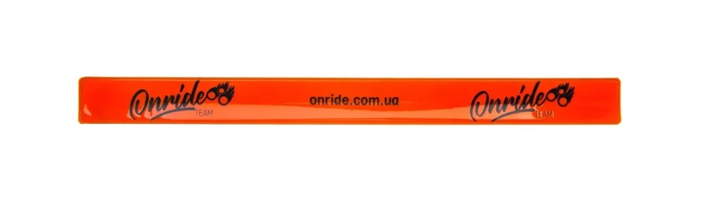 Світловідбиваюча смужка ONRIDE Тім 3х34см помаранчева