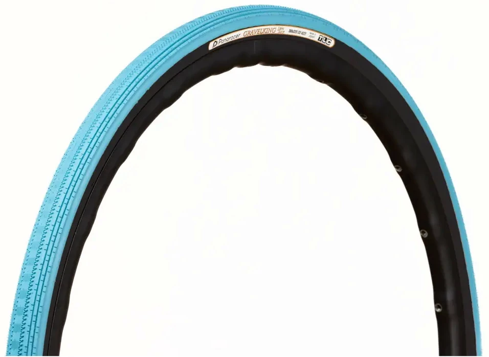 Покришка 28" 700x38C (38-622) Panaracer GravelKing SS Folding Limited Turquoise Blue/Brown, RF738-GK-SMS-TQ-D