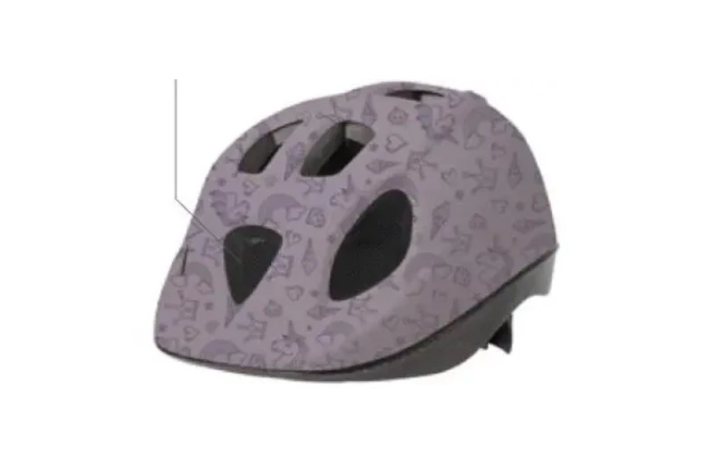 Шлем детский POLISPORT Kids XS (46-53 см) фиолетовый Glue-On, 8740300050
