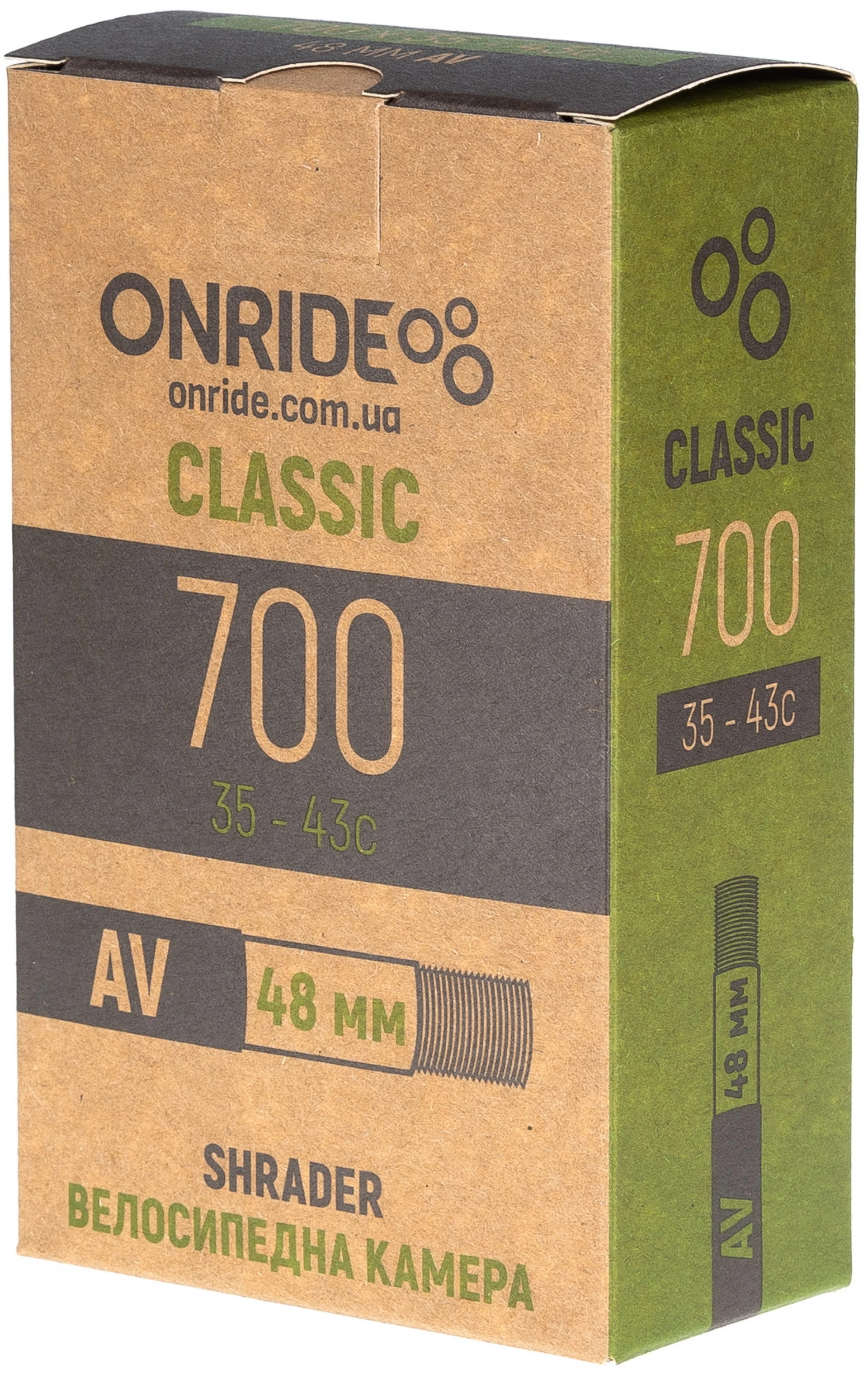 Камера ONRIDE Classic 700x35/43C AV 48, 6936116100725