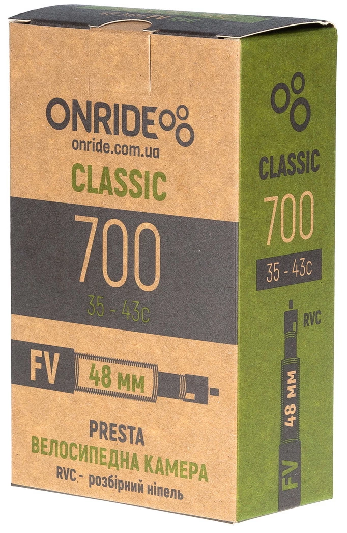 Камера ONRIDE Classic 700x35/43C FV 48 RVC, 6936116100726