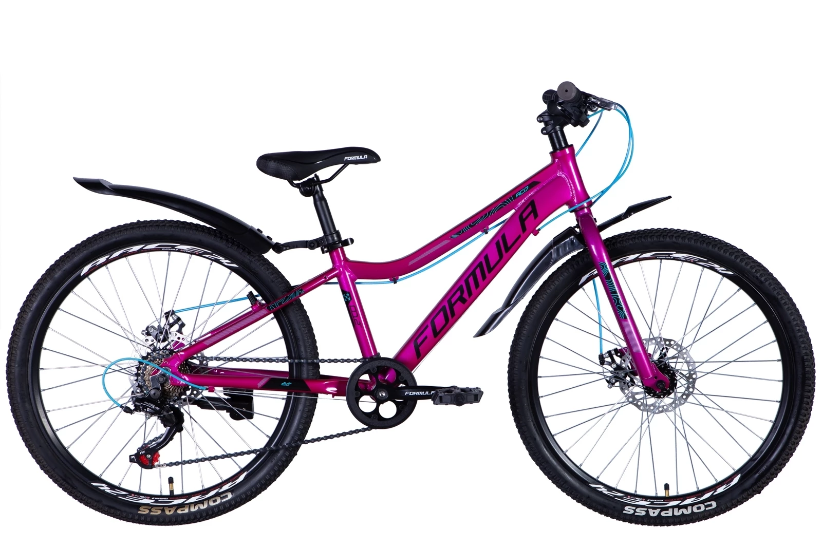 Велосипед 24" Formula ACID DD 2024 рожевий, OPS-FR-24-385