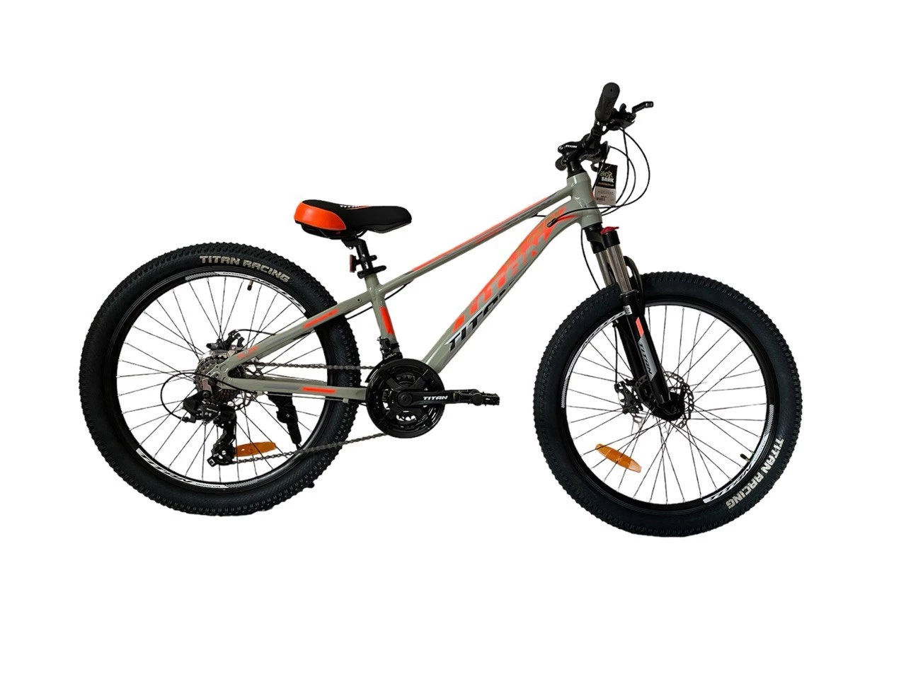 Велосипед Titan 24" Arena Рама-12" Grey-Orange (24TJA-005002)