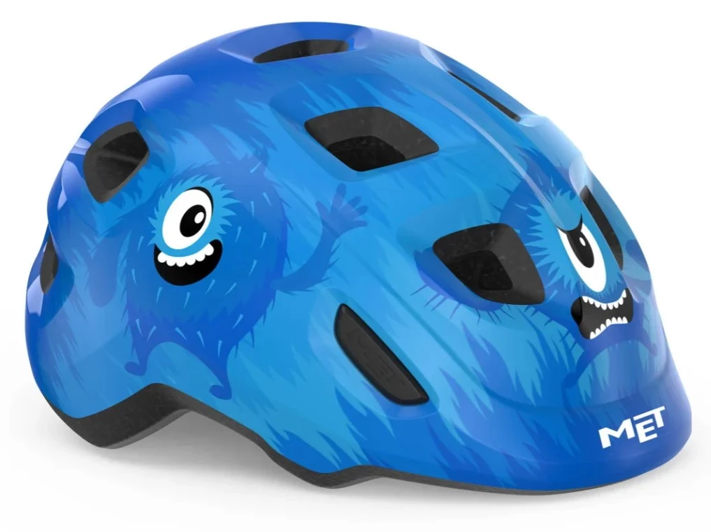 Шлем детский MET HOORAY CE blue monsters glossy, 3HM 144 CE00 XS BM1
