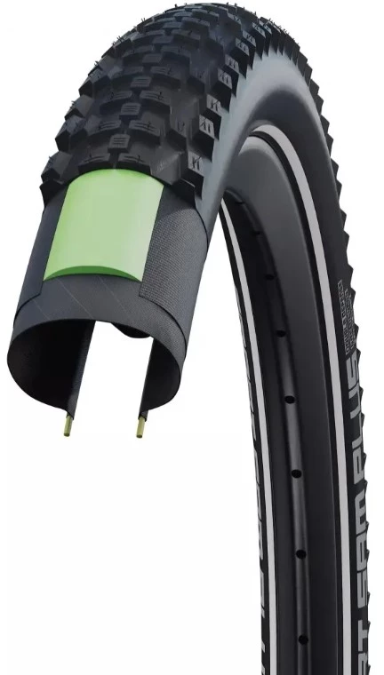 Покрышка 29x2.25 (57-622) Schwalbe SMART SAM PLUS Perf, DD, GreenGuard B/B-SK+RT HS624 ADDIX 67EPI 35B, TIR-35-94