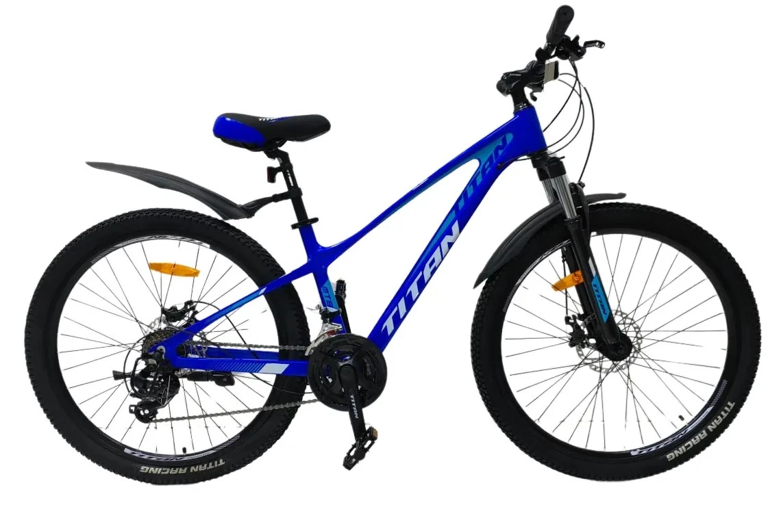 Велосипед Titan 26" Stricker 2024 Рама-14" blue-light blue (26TJM-005052)