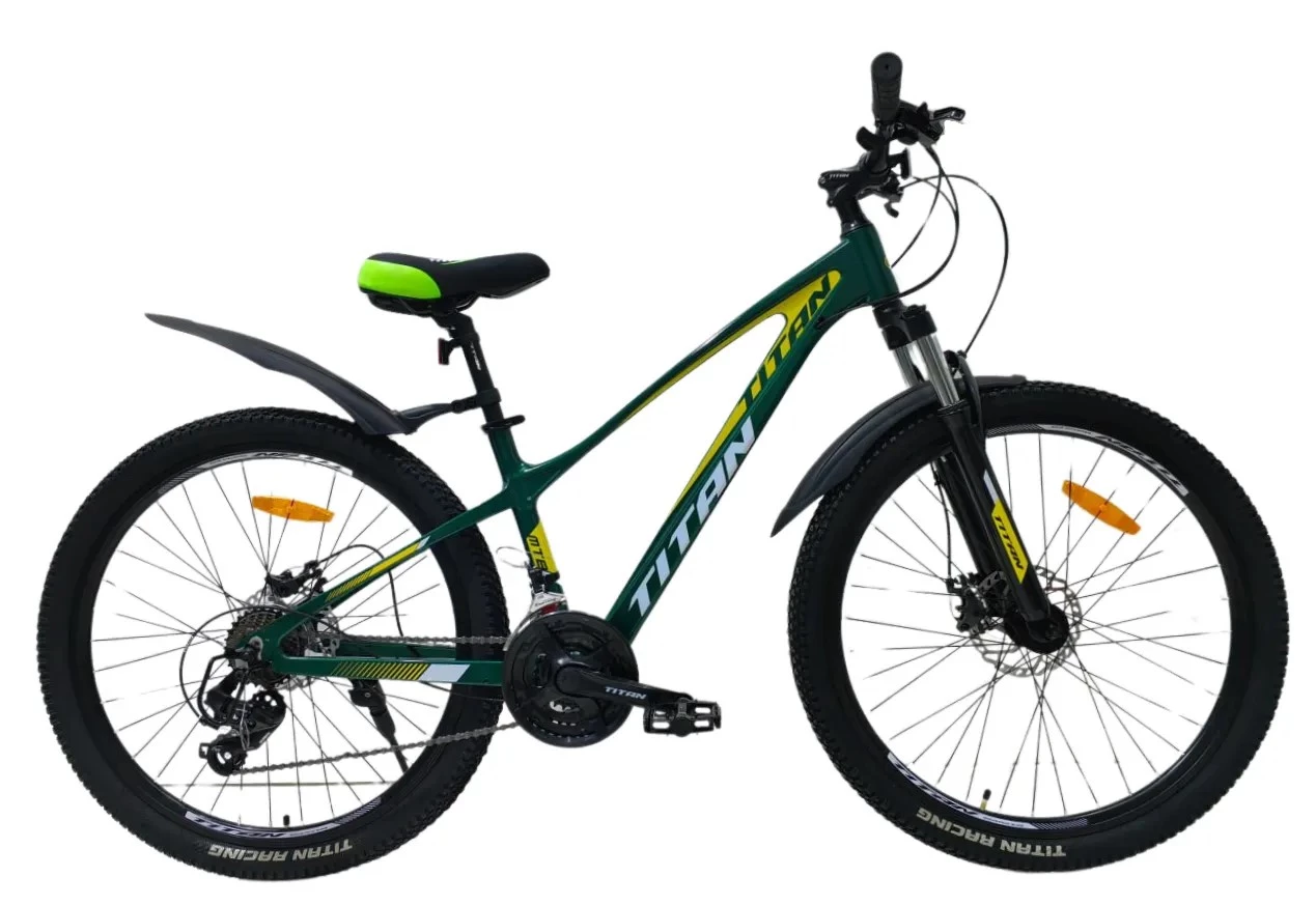 Велосипед Titan 26" Stricker 2024 Рама-14"green-yellow (26TJM-005051)