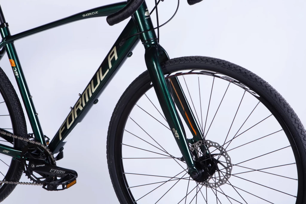 Велосипед AL 28" Formula SHORTCUT DD CS рама-19" темно-зеленый 2025, OPS-FR-28-038