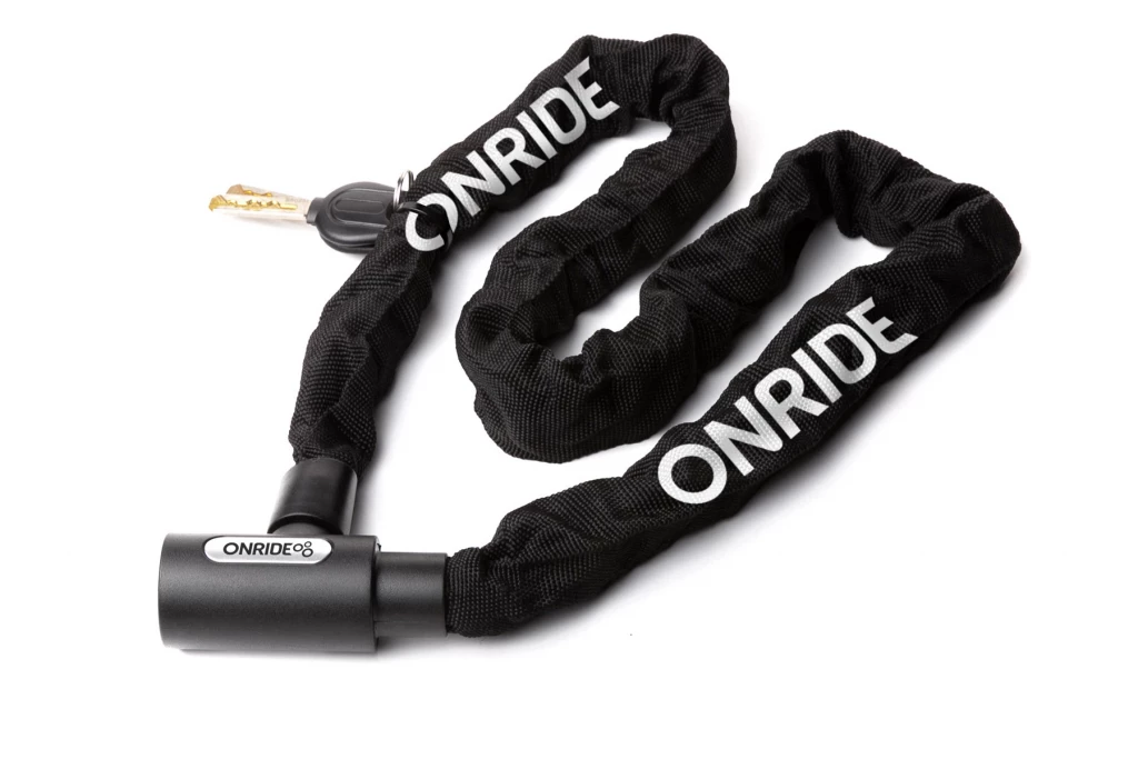 Замок ONRIDE Tie Lock 10 цепной, под ключ, 5x1000 мм, 6931610210