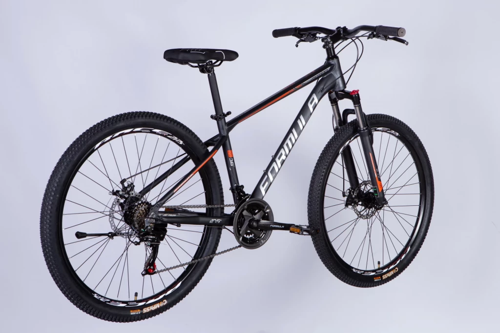 Велосипед AL 27.5" Formula MOTION DD FR рама-16" серо-серебристый (матовый) 2025, OPS-FR-27.5-251
