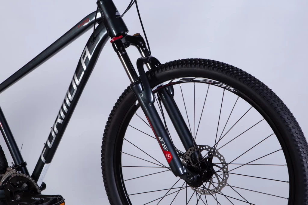 Велосипед AL 27.5" Formula THOR DD CS рама-16" темно-серый с серебристым 2025, OPS-FR-27.5-264