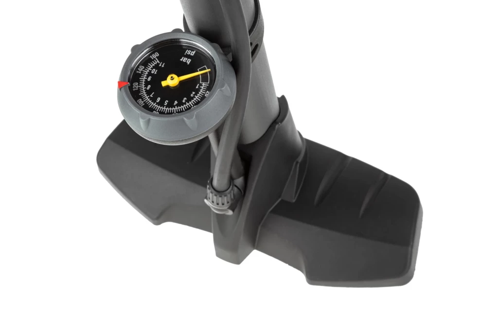 Насос підлоговий ONRIDE Azure пластик, макс. тиск 160 psi, голівка з двома отворами під FV/AV, 2526116103490