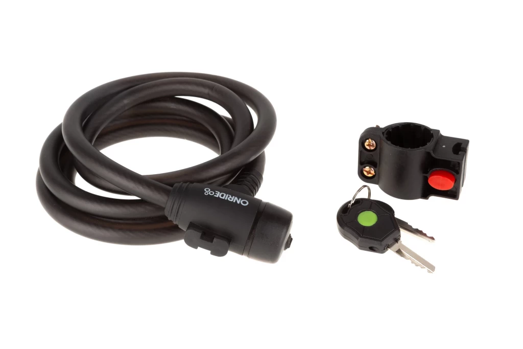 Замок ONRIDE Wide спіральний, під ключ, з кріпленням 10x1800 мм, 6931610189