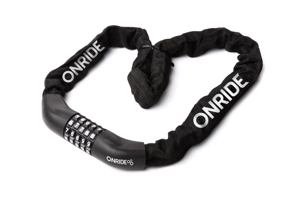 Замок ONRIDE Tie Code 10 ланцюговий кодовий 4x1000 мм, 6931620198