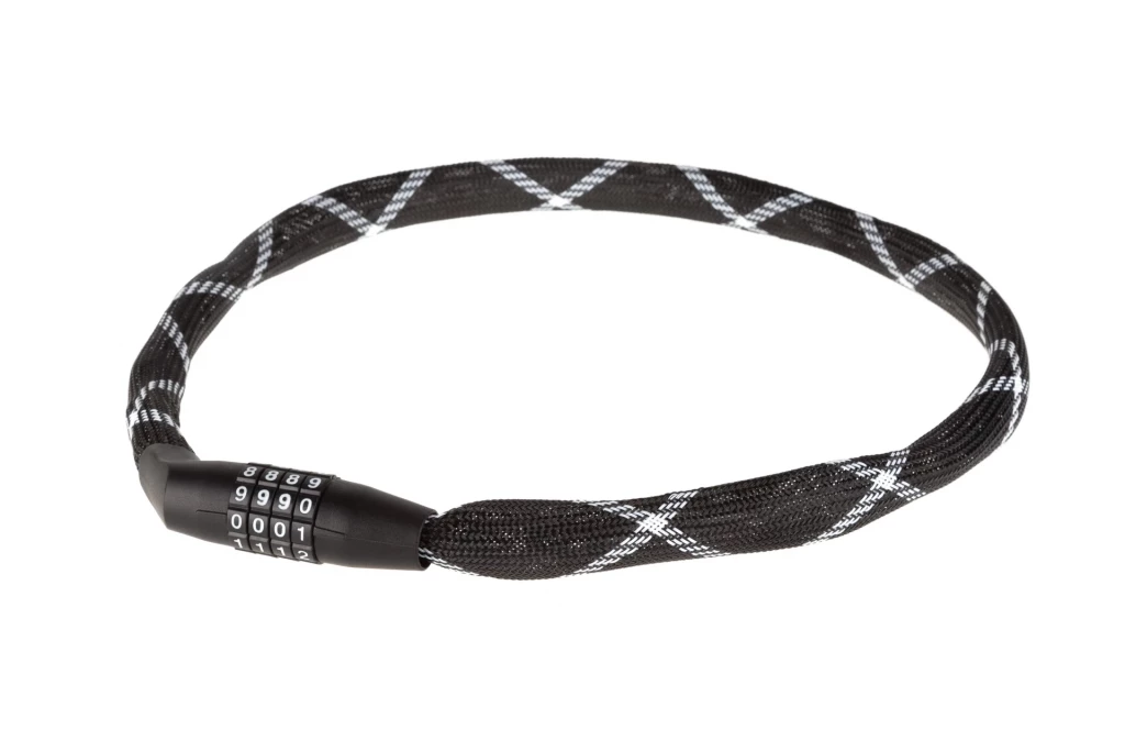 Замок ONRIDE Mao ланцюговий, кодовий, 4x900 мм, чорно-сірий, 2526116103533