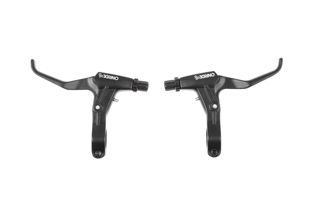 Гальмівні ручки ONRIDE Alu-2, для МТБ, універсальні, під 2 пальці, алю. сплав, чорний (пара), 2526116102524