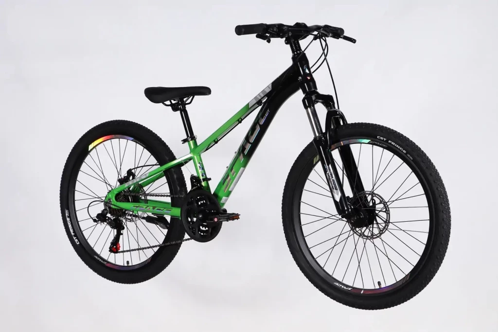 Велосипед AL 24" SPACE PHAETON DD FR рама-11" зелено-чорний 2026