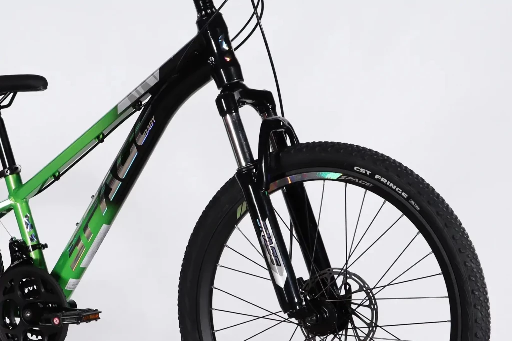 Велосипед AL 24" SPACE PHAETON DD FR рама-11" зелено-чорний 2026