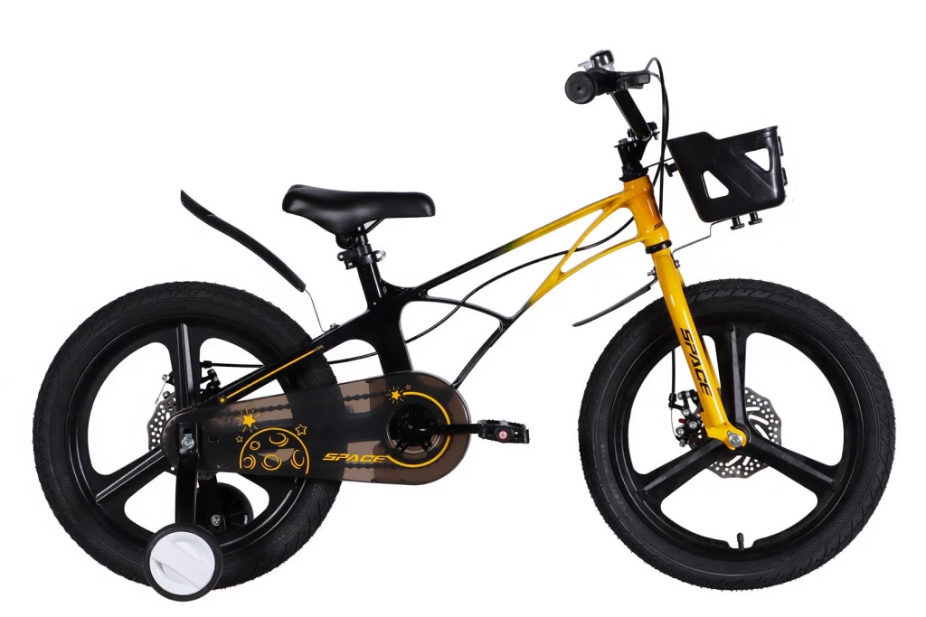 Велосипед MG 18" SPACE KID ANDROMEDA DD рама-10"жовто-чорний