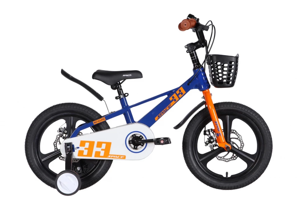 Велосипед MG 16" SPACE KID ORION DD рама-9" синiй з помаранчевим