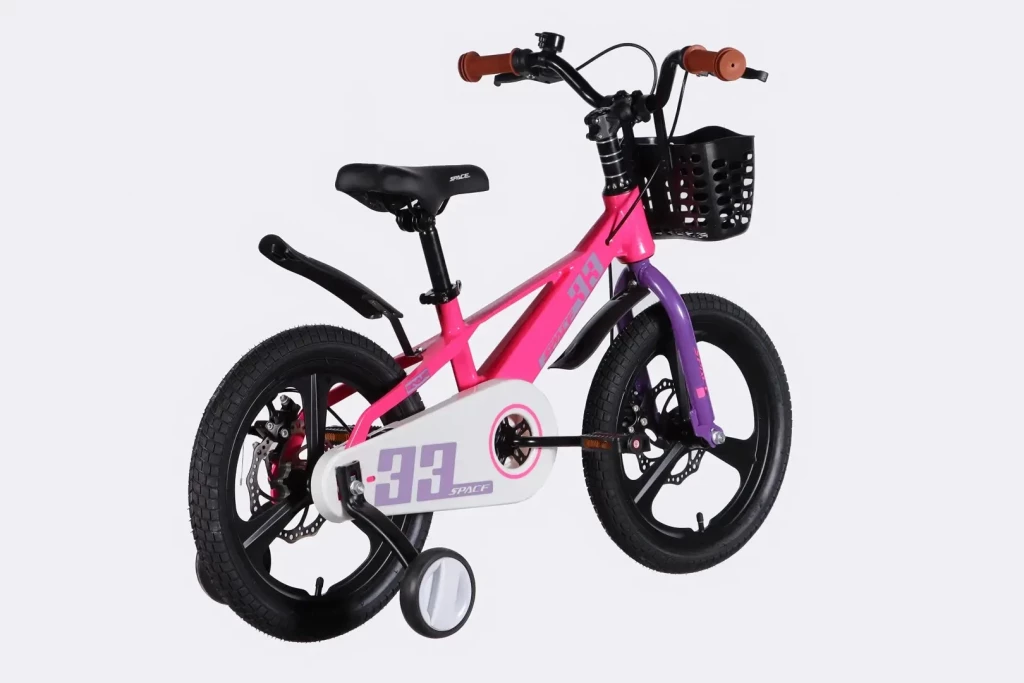 Велосипед MG 16" SPACE KID ORION DD рама-9" рожевий з фіолетовим