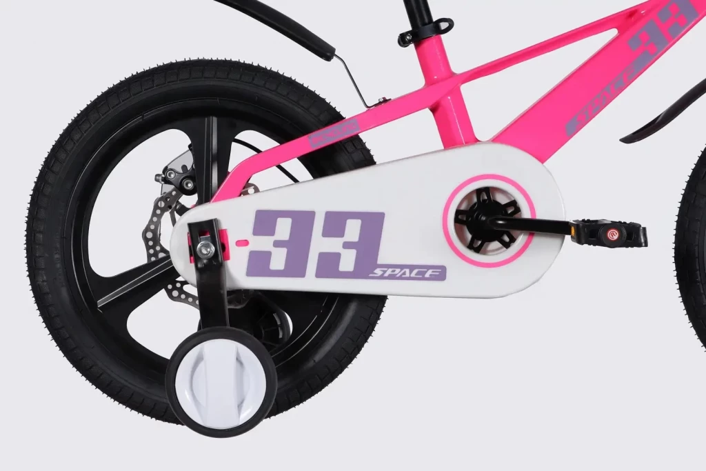 Велосипед MG 16" SPACE KID ORION DD рама-9" рожевий з фіолетовим